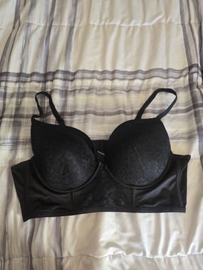 torrid Black Lace Longline Balconette Bra